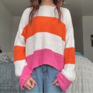 Colorful Striped Sweater